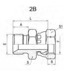 Chinese Suppliers Bsp Male 60° Seat or Female Swivel 60° Cone Carbon Steel Hydraulic Hose Adaptors